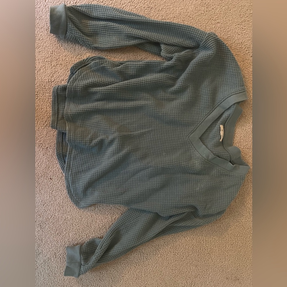 2 for $25▪️ Madewell Waffle V neck